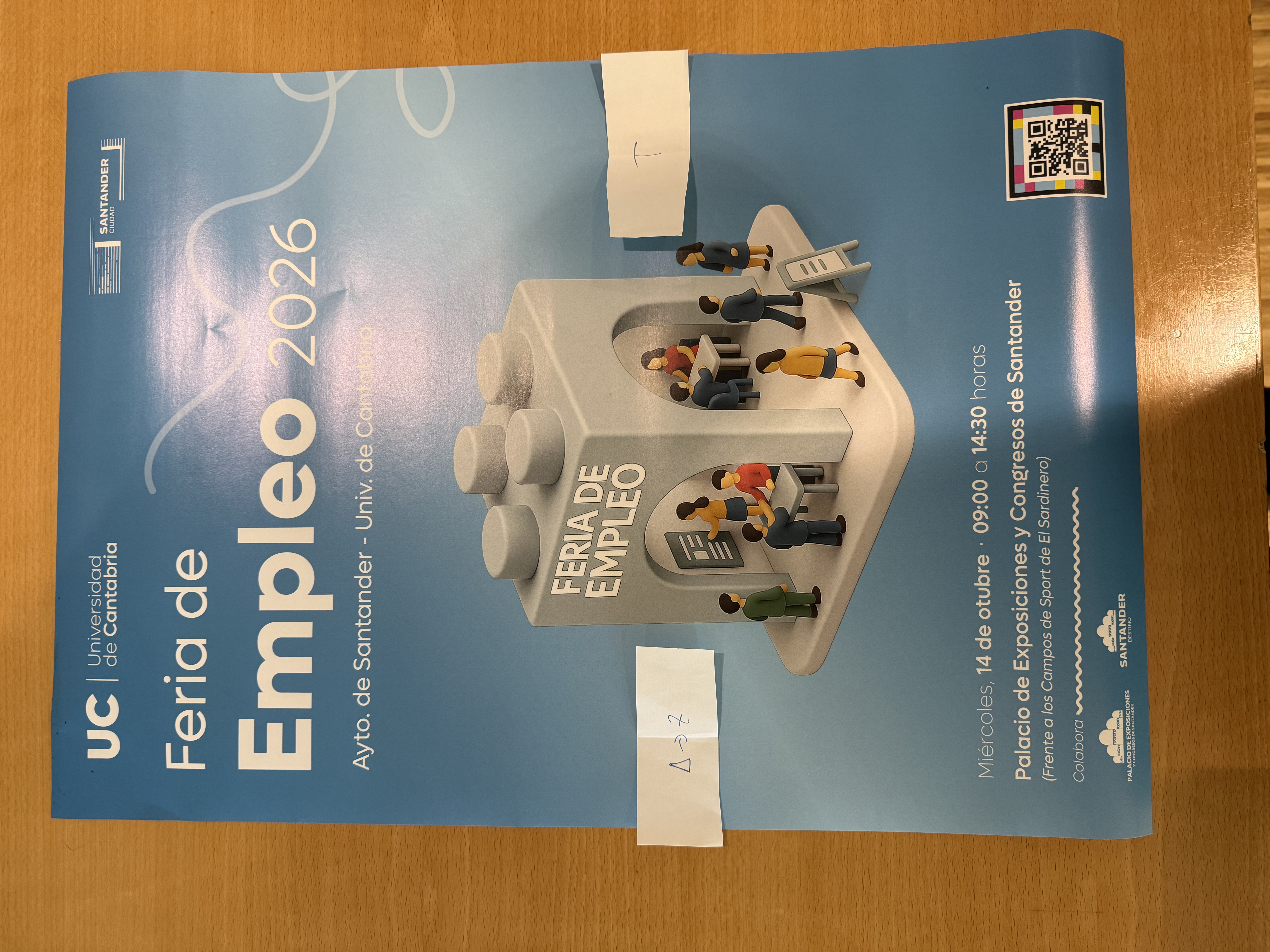 Resultado del orden de los stands de la Feria de Empleo